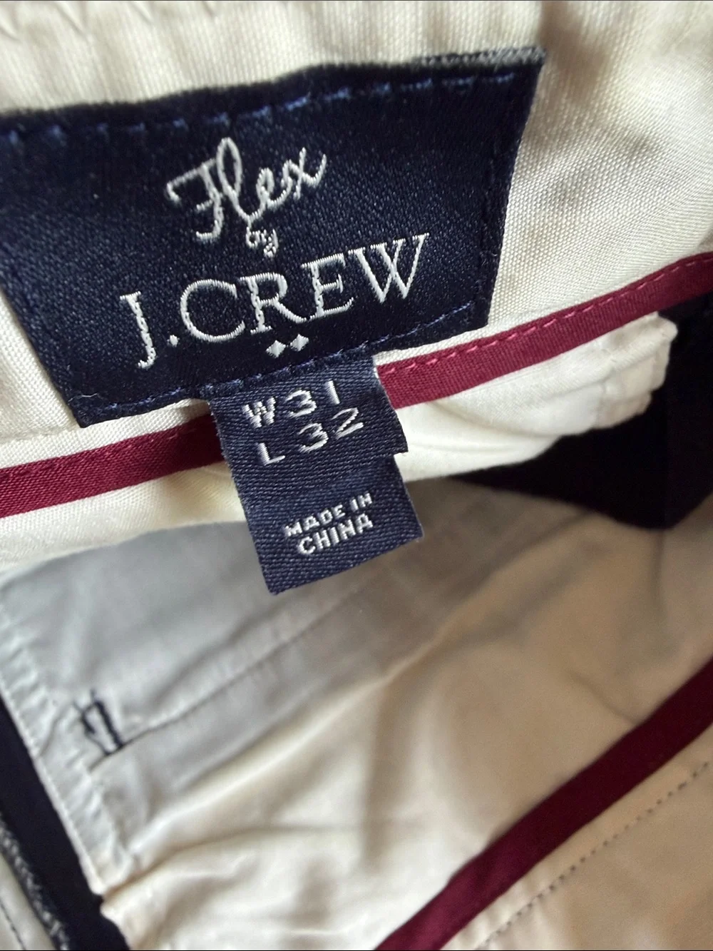 J. Crew Men's Navy Blue Dress Pants - Slim Tailored Trousers